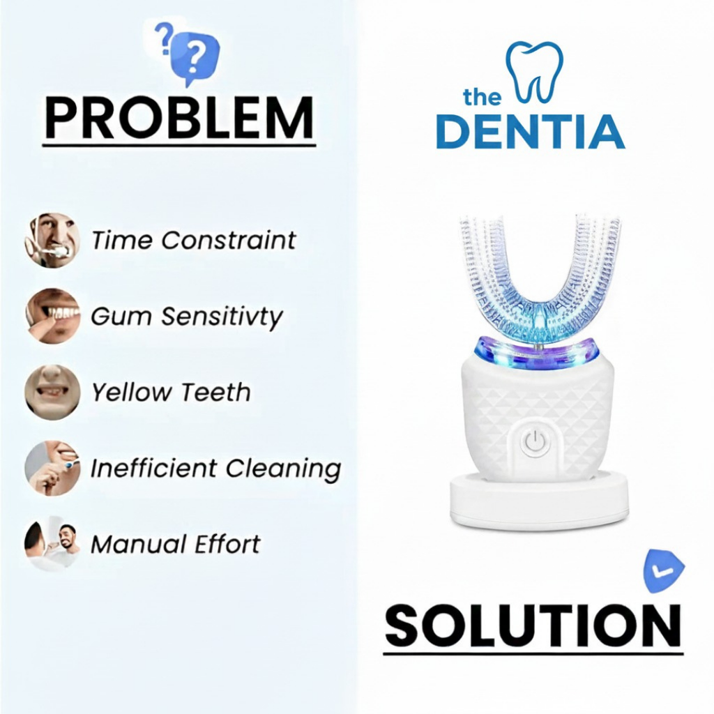 The Dentia™ U-Sonic 360° Diş Fırçası