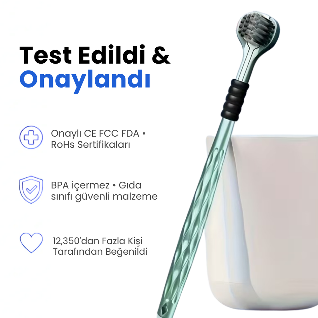 The Dentia™ TrioClean 3 Taraflı Diş Fırçası